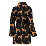 Amazing Vizsla Dog Pattern Print Women's Bath Robe-Free Shipping