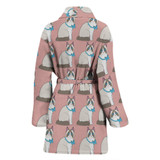 Ragdoll Cat Pattern Print Women's Bath Robe-Free Shipping