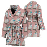 Ragdoll Cat Pattern Print Women's Bath Robe-Free Shipping