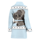 Amazing Irish Wolfhound Dog Print Women's Bath Robe-Free Shipping