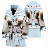 Cute Himalayan guinea pig Print Women's Bath Robe-Free Shipping