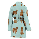 Chow Chow Dog Pattern Print Women's Bath Robe-Free Shipping