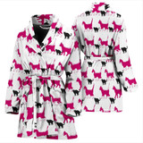 Amazing Walking Cats Print Women's Bath Robe-Free Shipping