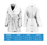 Sphynx Cat Patterns Print Women's Bath Robe-Free Shipping