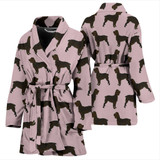 Boykin Spaniel Dog Pattern Print Women's Bath Robe-Free Shipping