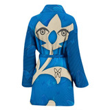 Amazing Flower Eyes Print Women's Bath Robe-Free Shipping