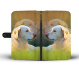 Golden Retriever Dog Print Wallet Case-Free Shipping