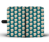 Golden Retriever Dog Pattern 2 Print Wallet Case-Free Shipping