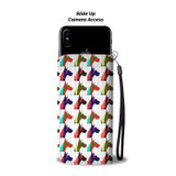 Great Dane Dog Pattern Print Wallet Case-Free Shipping