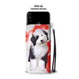 Old English Sheepdog Wallet Case- Free Shipping