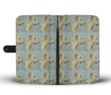 Irish Wolfhound Dog Patterns Print Wallet Case-Free Shipping