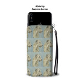 Irish Wolfhound Dog Patterns Print Wallet Case-Free Shipping