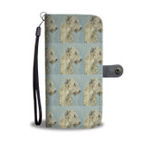Irish Wolfhound Dog Patterns Print Wallet Case-Free Shipping