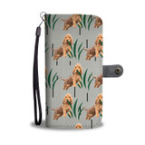 Bloodhound Dog Patterns Print Wallet Case-Free Shipping