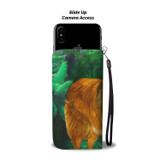 Amazing Rough Collie Dog Print Wallet Case-Free Shipping