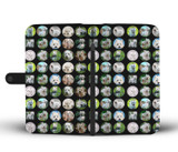 Cute Westie Pattern Print Wallet Case-Free Shipping