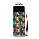 Basenji Dog Print Wallet Case-Free Shipping