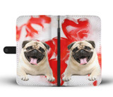 Laughing Pug Wallet Case- Free Shipping