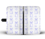 Pembroke Welsh Corgi With Paws Print Wallet Case-Free Shipping