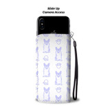 Pembroke Welsh Corgi With Paws Print Wallet Case-Free Shipping