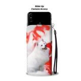 American Eskimo Dog Wallet Case- Free Shipping