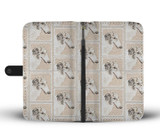 Borzoi Dog Patterns Print Wallet Case-Free Shipping