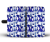 Bernese Mountain Dog Love Patterns Print Wallet Case-Free Shipping