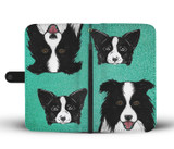 Amazing Border Collie Dog Print Wallet Case-Free Shipping