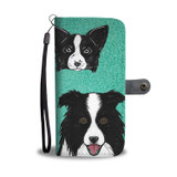 Amazing Border Collie Dog Print Wallet Case-Free Shipping