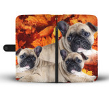 Cute French Bulldog Puppy Wallet Case- Free Shipping