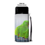 Eclectus Parrot Print Wallet Case-Free Shipping