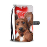 Irish Setter Puppy Wallet Case- Free Shipping