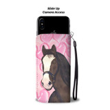 Clydesdale horse Print Wallet Case-Free Shipping