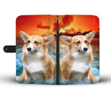 Cute Pembroke Welsh Corgi Wallet Case- Free Shipping