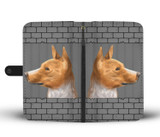 Cute Basenji Printed on wall Wallet Case-Free Shipping