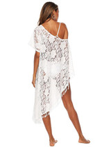 Loose Lace Tasseled Irregular Beach Cover-Up