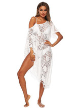 Loose Lace Tasseled Irregular Beach Cover-Up