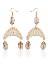 Rattan Shell Conch Earring Accessories