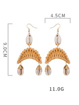 Rattan Shell Conch Earring Accessories