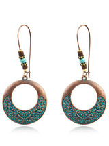 Vintage Alloy Flower Earring Accessories