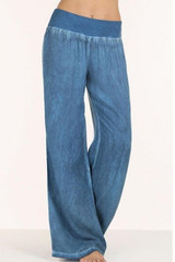 Elastic Waist  Patchwork Pants