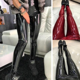 Elastic High Waist Slim Fashion Leggings Pants