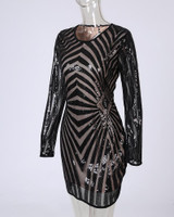 Backless Strappy Bodycon Mini Dress