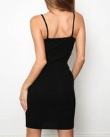 Rib Scoop Neck Cami Dress