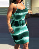 Tie Dye Bodycon Cami Dress