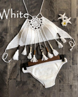 Halter Tassel Bikini Set