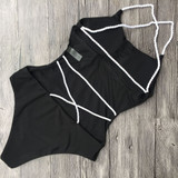 Sexy Pure Color Backless Swimwear