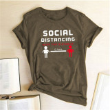 T-Shirt - Social Distancing Keep The Distance Tee