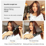 Professional Hair Straightener Steam Flat Iron Four-Gear Hair Tourmaline Ceramic