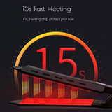 Professional Hair Straightener Steam Flat Iron Four-Gear Hair Tourmaline Ceramic